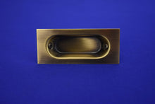 Flush Sash Lift - Antique Brass