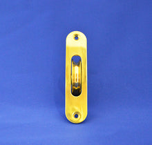 Sash Pulley - 2 1/4"diam brass wheel with ball bearings