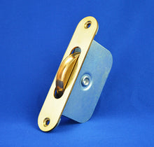 Sash Pulley - 2 1/4"diam brass wheel with ball bearings