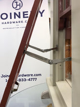 Fully opening storm window hardware