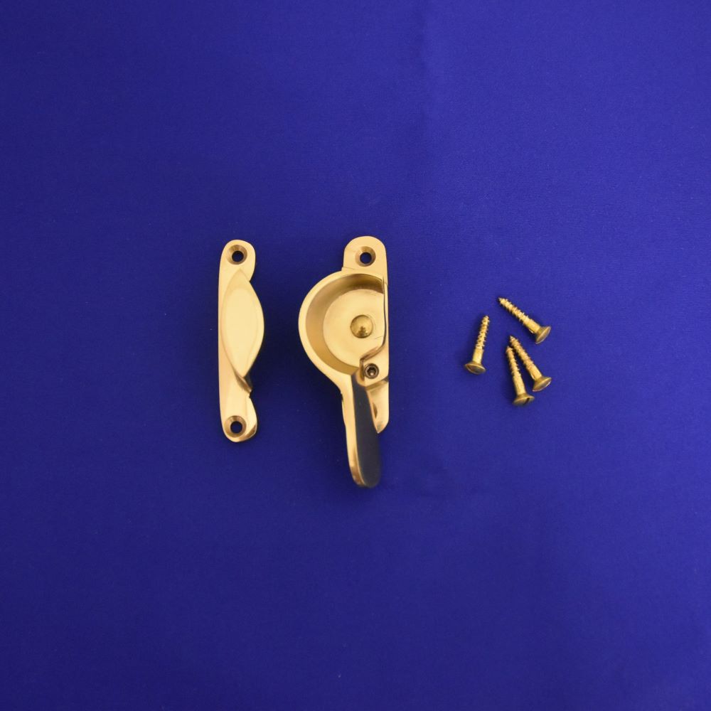 Polished Brass Fitch Fastener - Non-locking 