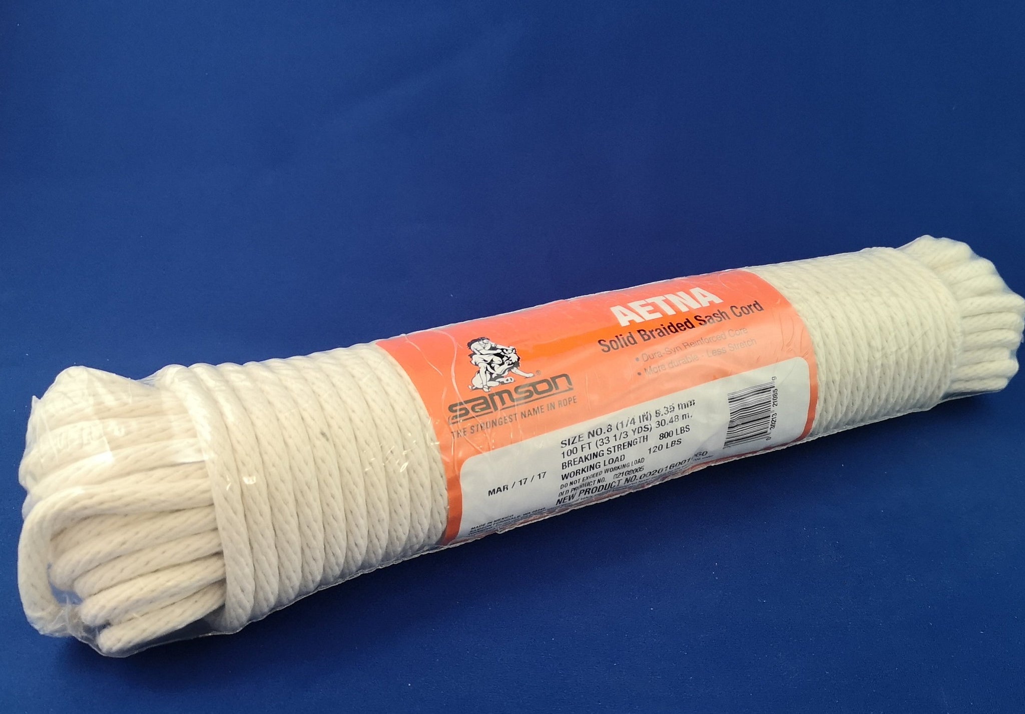 8 Aetna Solid Braided Sash Cord - 100' hank – Joinery Hardware