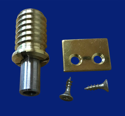 Sash Restrictor - 15 mm Polished Brass