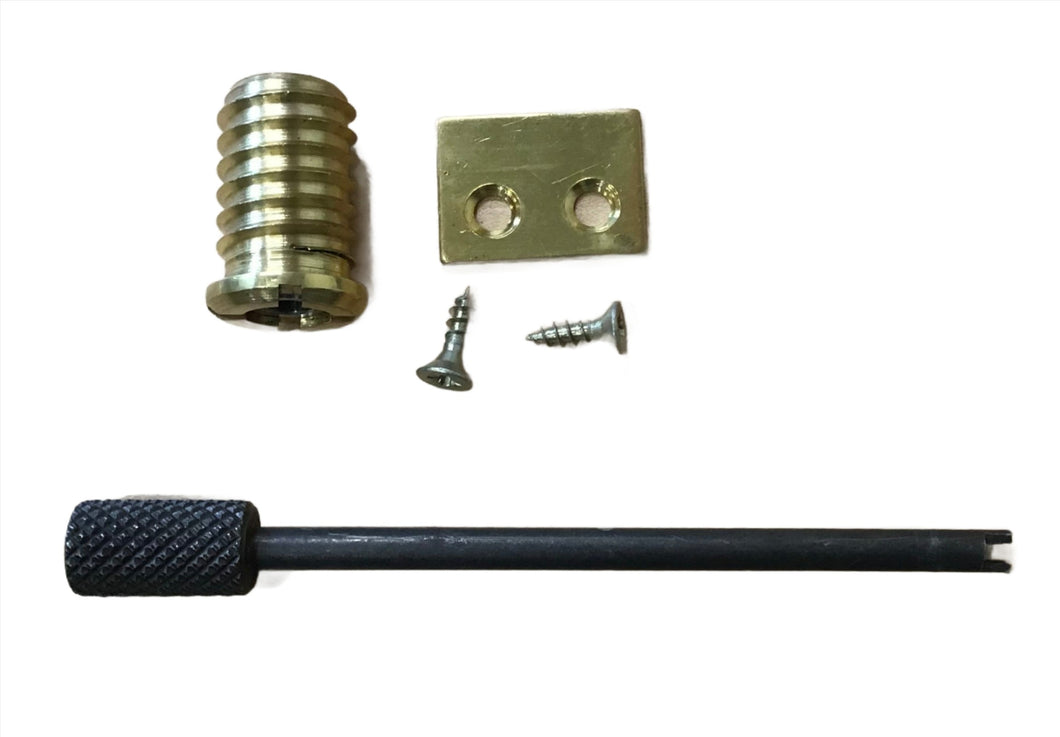 Sash Restrictor - 15 mm Polished Brass
